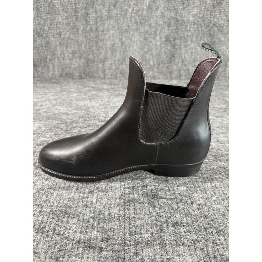Aigle Black Chelsea Rain Boots Women’s EU 41 Waterproof Rubber Ankle Boots